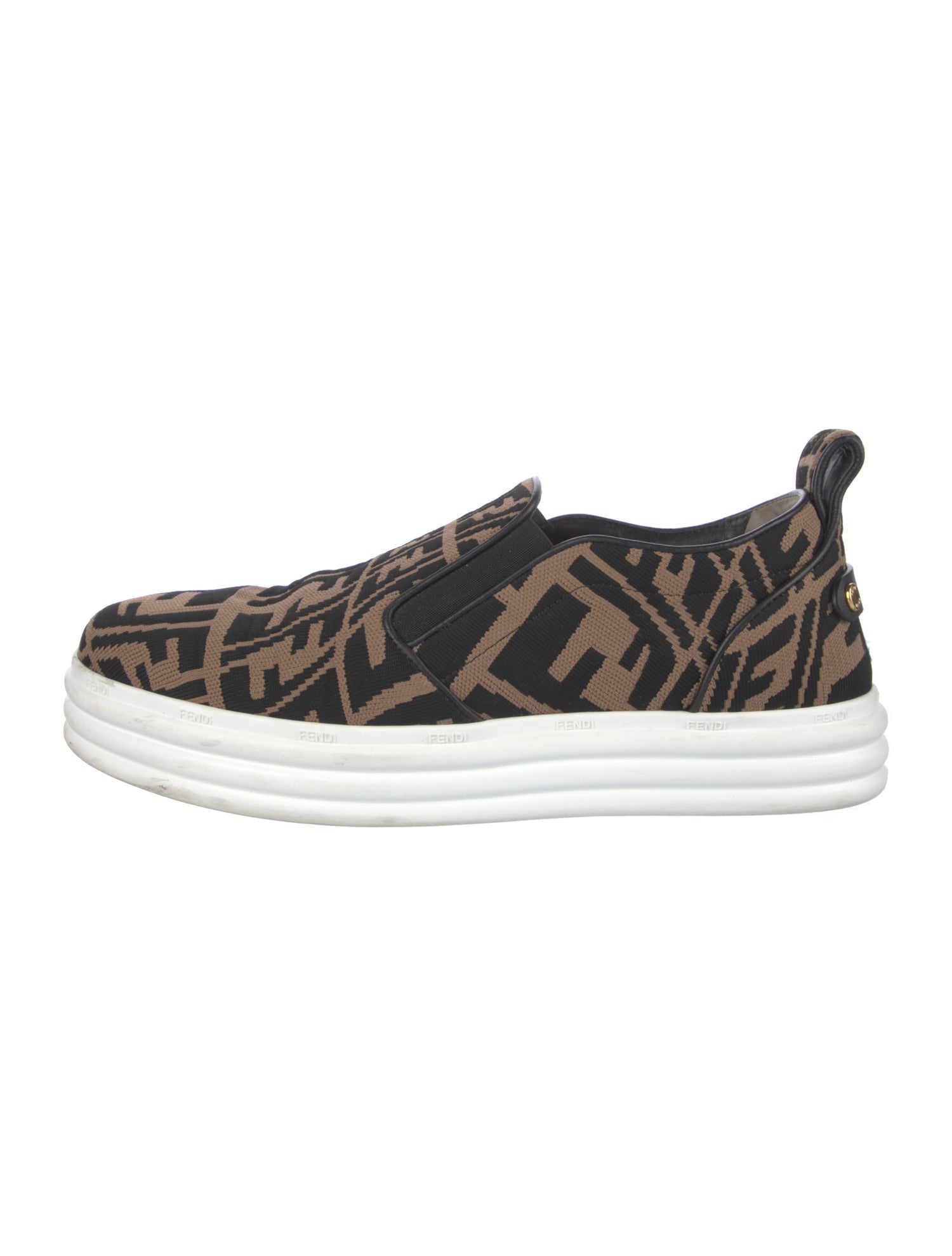 Fendi Zucca FF Logo Printed Sneakers