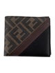 Fendi Zucca FF Logo Printed Bifold Wallet