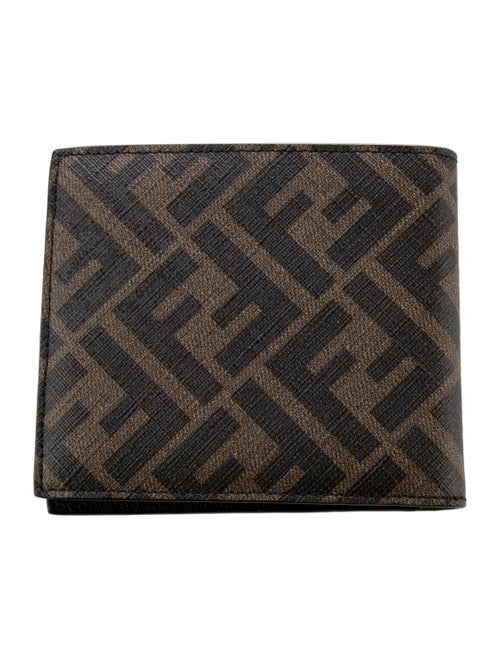 Fendi Zucca FF Logo Printed Bifold Wallet