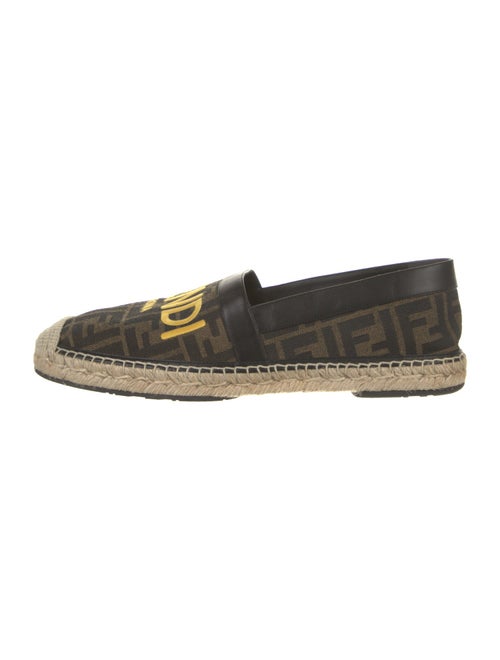 Fendi Zucca FF Logo Canvas Espadrilles
