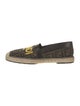 Fendi Zucca FF Logo Canvas Espadrilles