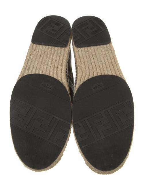 Fendi Zucca FF Logo Canvas Espadrilles