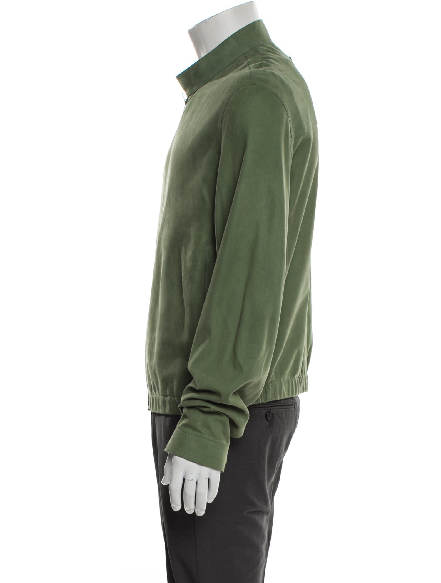 Fendi Lamb Leather Bomber Jacket