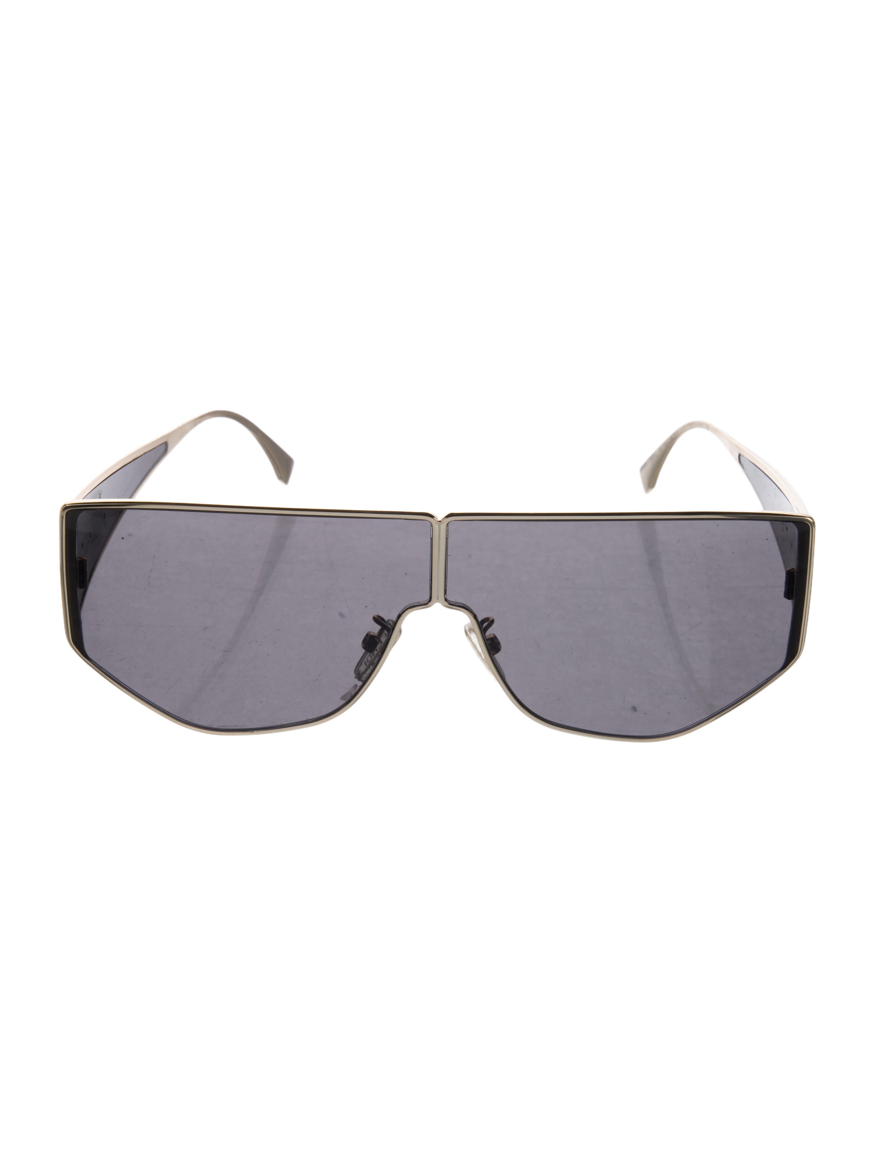 Fendi Shield Tinted Sunglasses