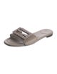 Fendi Leather Slides