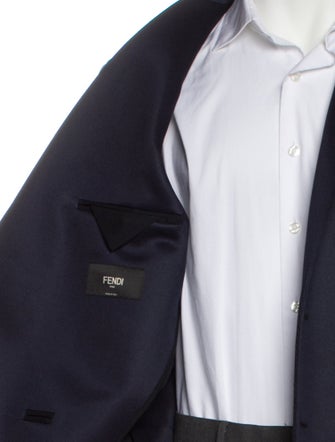 Fendi Embroidered Accent Blazer