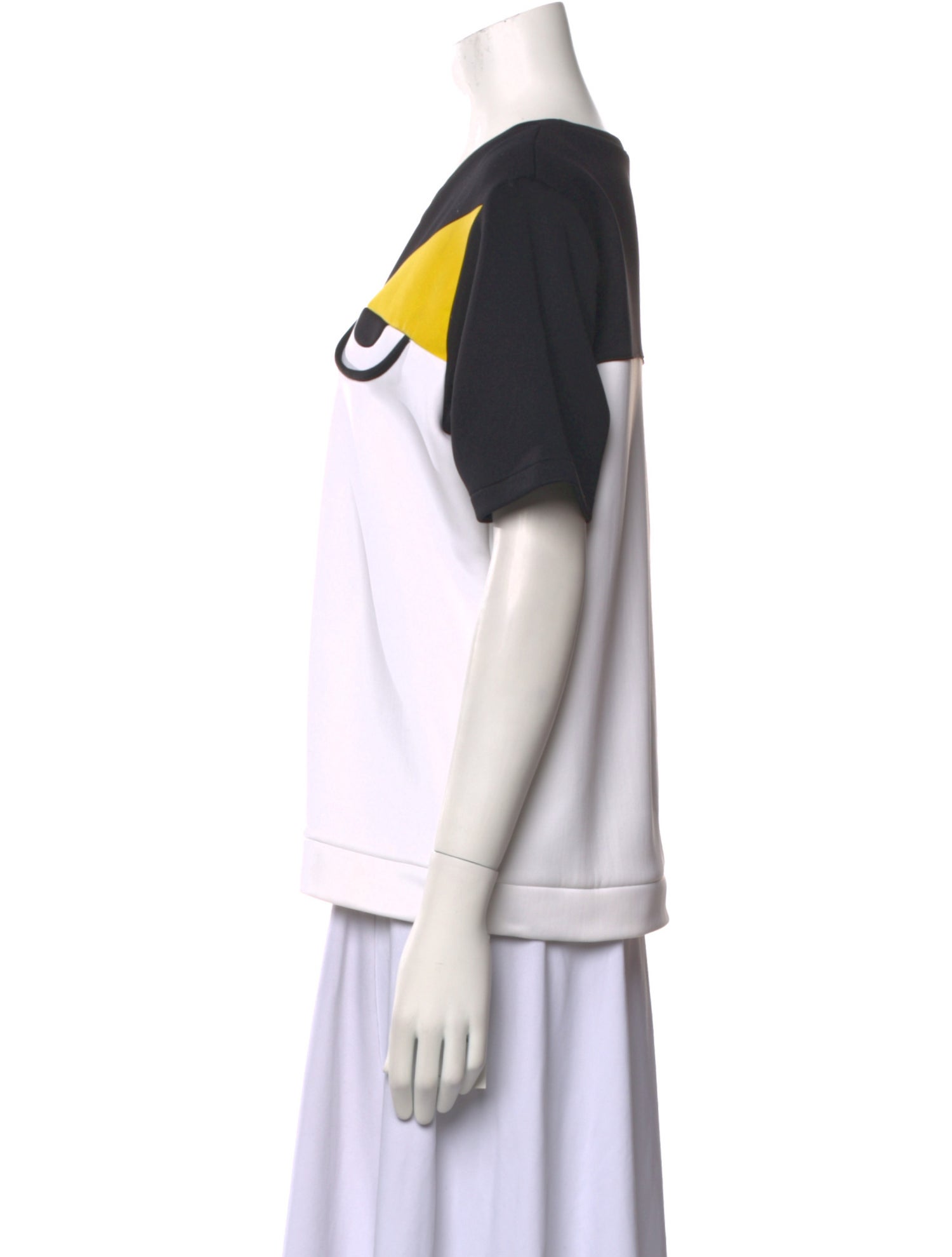 Fendi Nylon Graphic Print T-Shirt