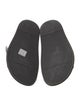 Fendi Zucca FF Logo Leather Slides