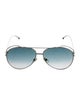 Fendi Aviator Gradient Sunglasses