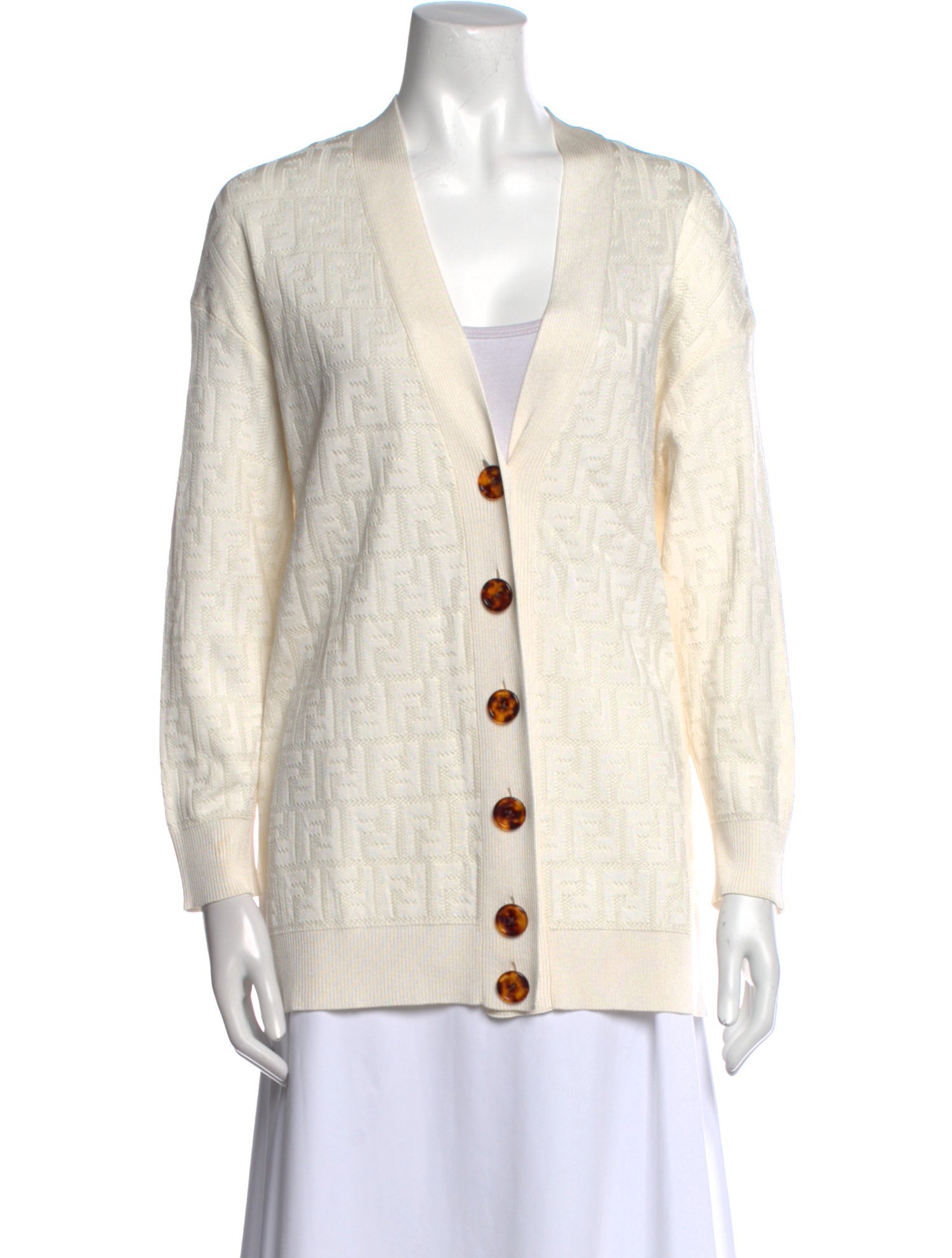 Fendi V-Neck Sweater