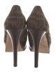 Fendi Zucca FF Logo Canvas Pumps