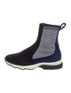 Fendi Velvet Colorblock Pattern Sock Sneakers