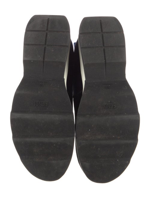Fendi Velvet Colorblock Pattern Sock Sneakers