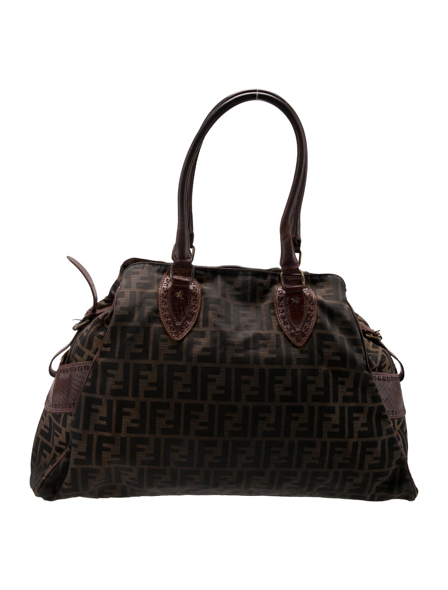 Fendi Zucca FF Shoulder Bag