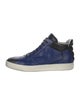 Fendi Monsters Motif Leather Sneakers