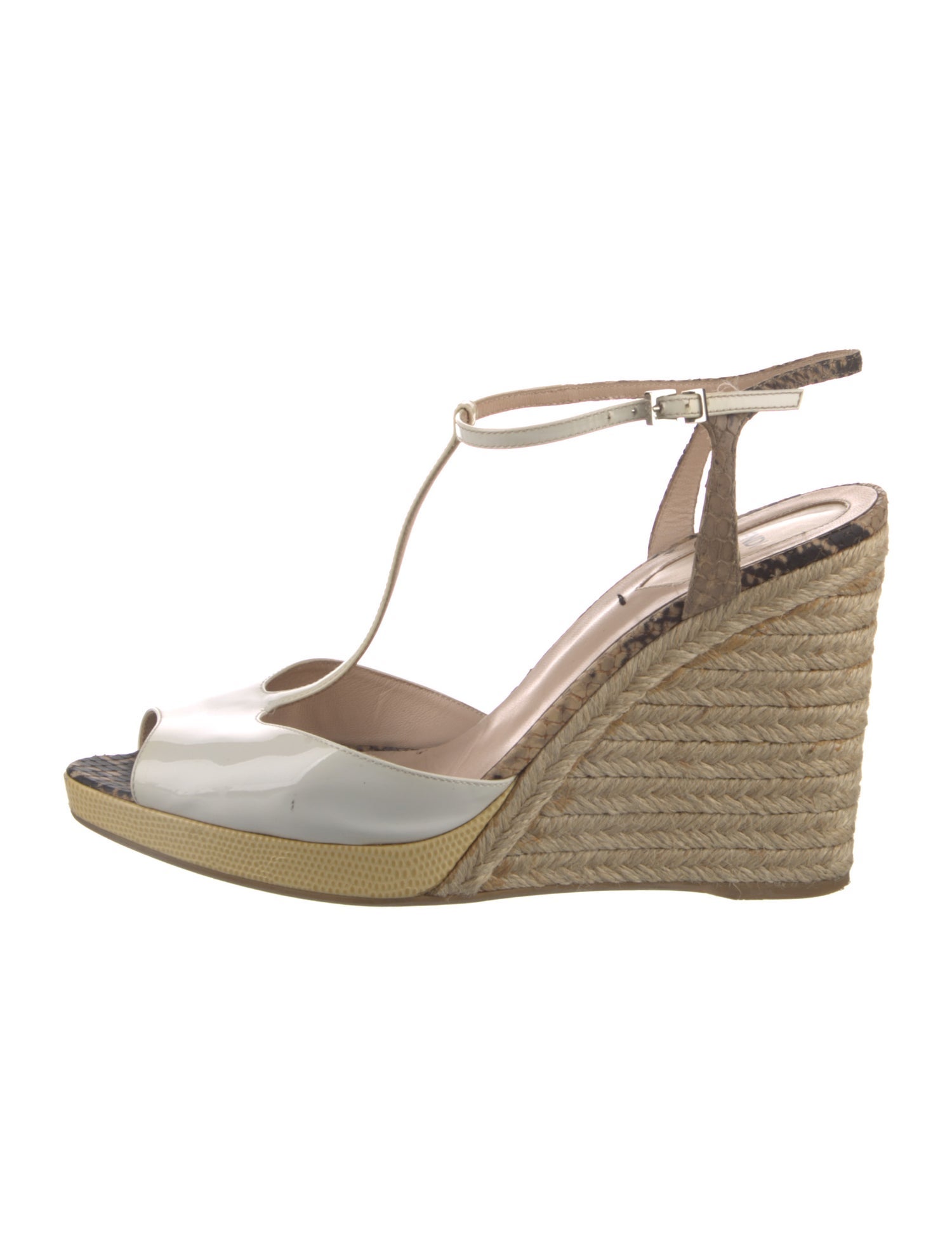 Fendi Patent Leather T-Strap Pumps