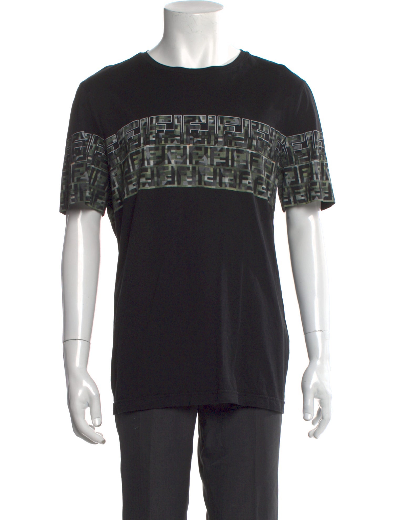 Fendi 2019 Zucca FF Logo T-Shirt