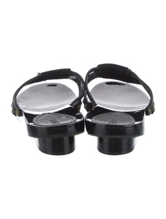 Fendi Zucca FF Logo Canvas Slides