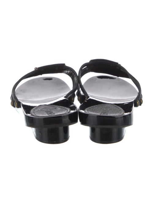 Fendi Zucca FF Logo Canvas Slides