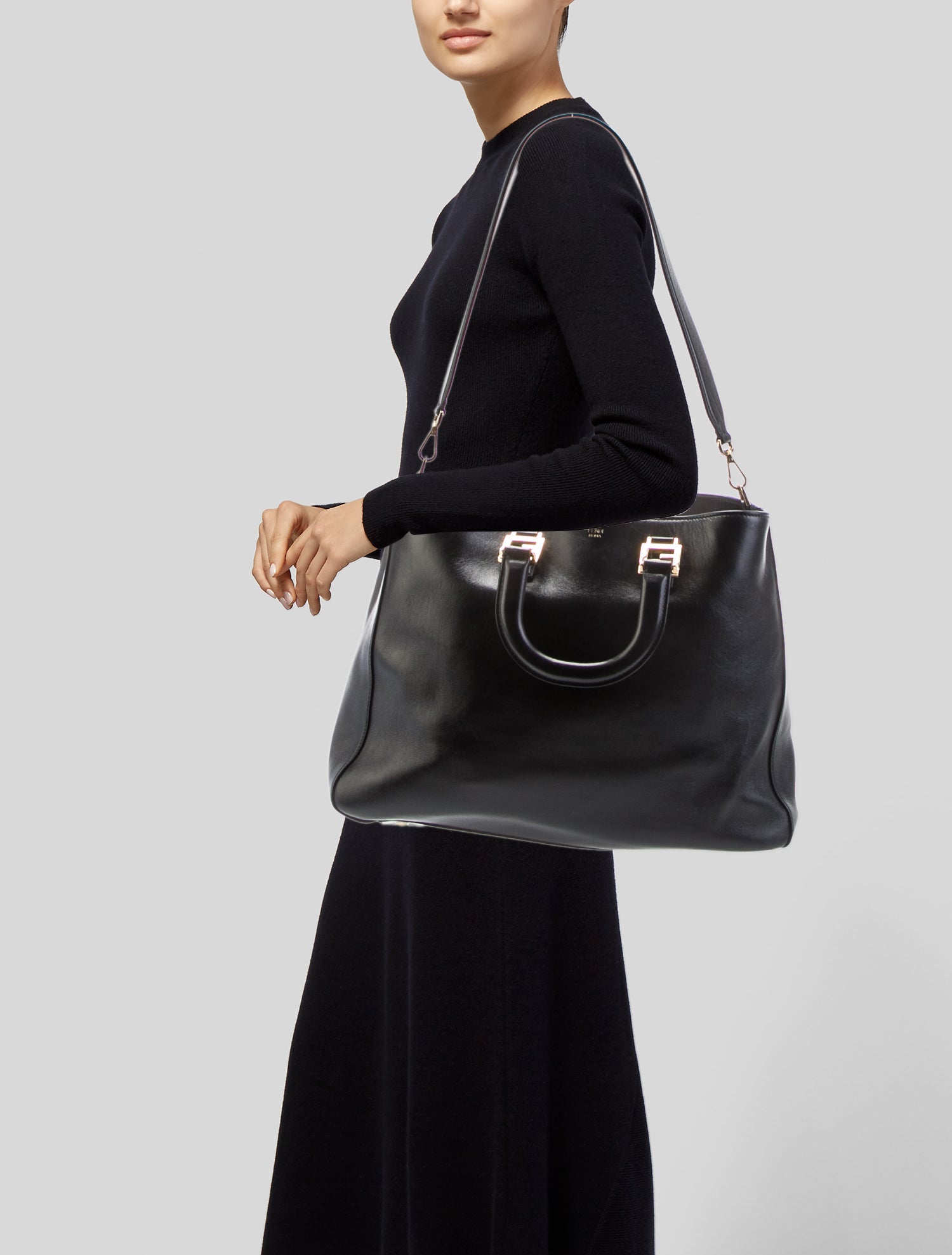 Fendi Leather Shoulder Bag