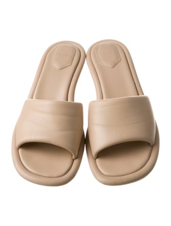 Fendi Leather Slides