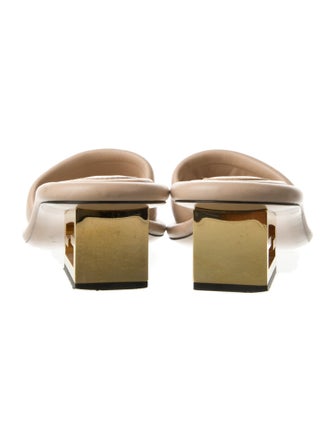 Fendi Leather Slides