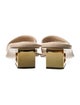 Fendi Leather Slides