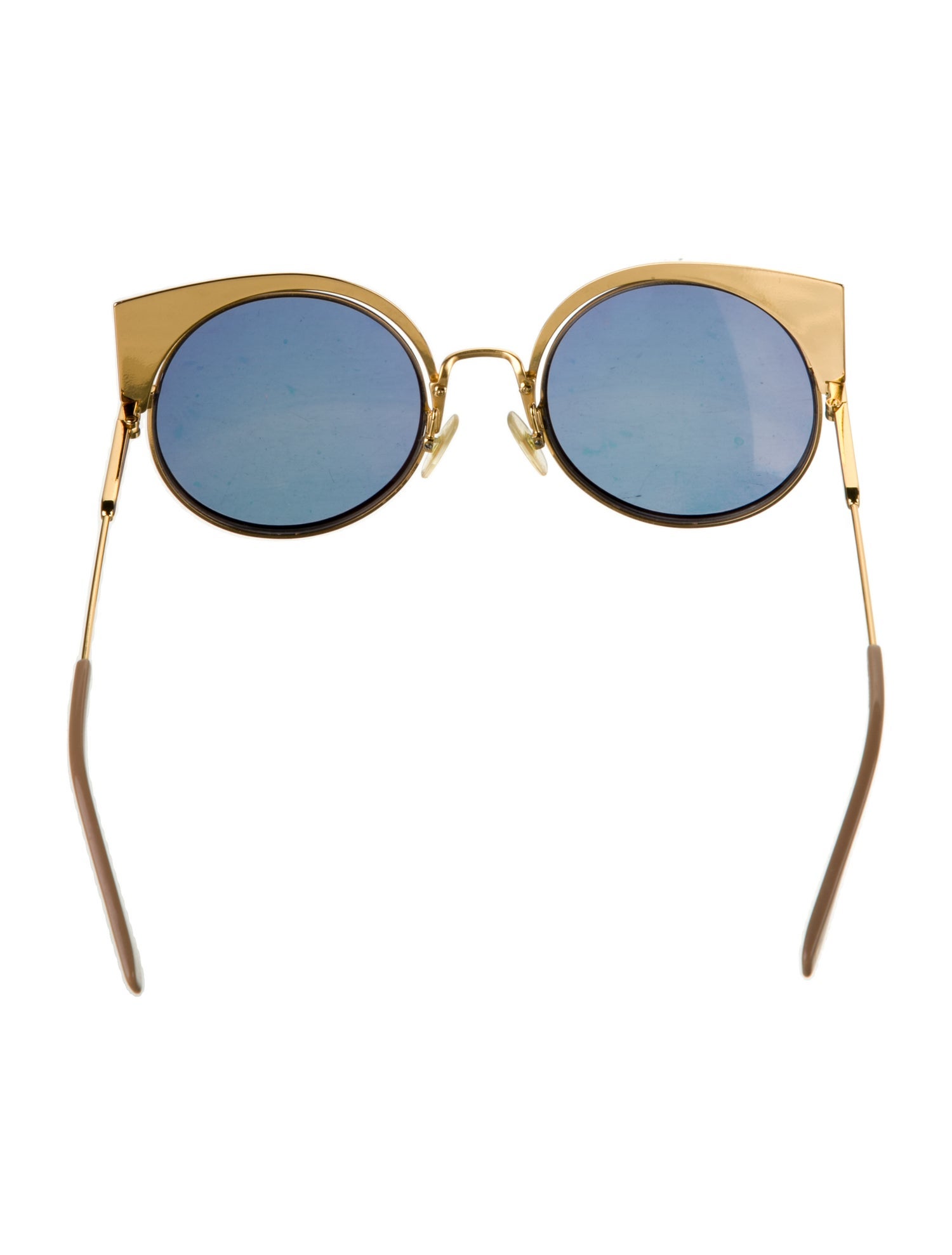 Fendi Cat-Eye Mirrored Sunglasses