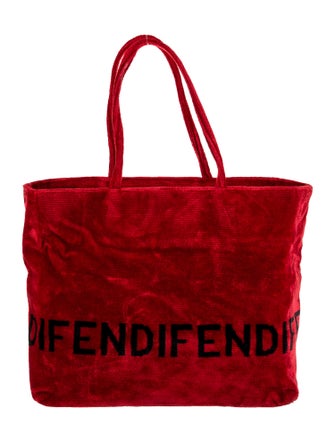 Fendi Terry Cloth Tote