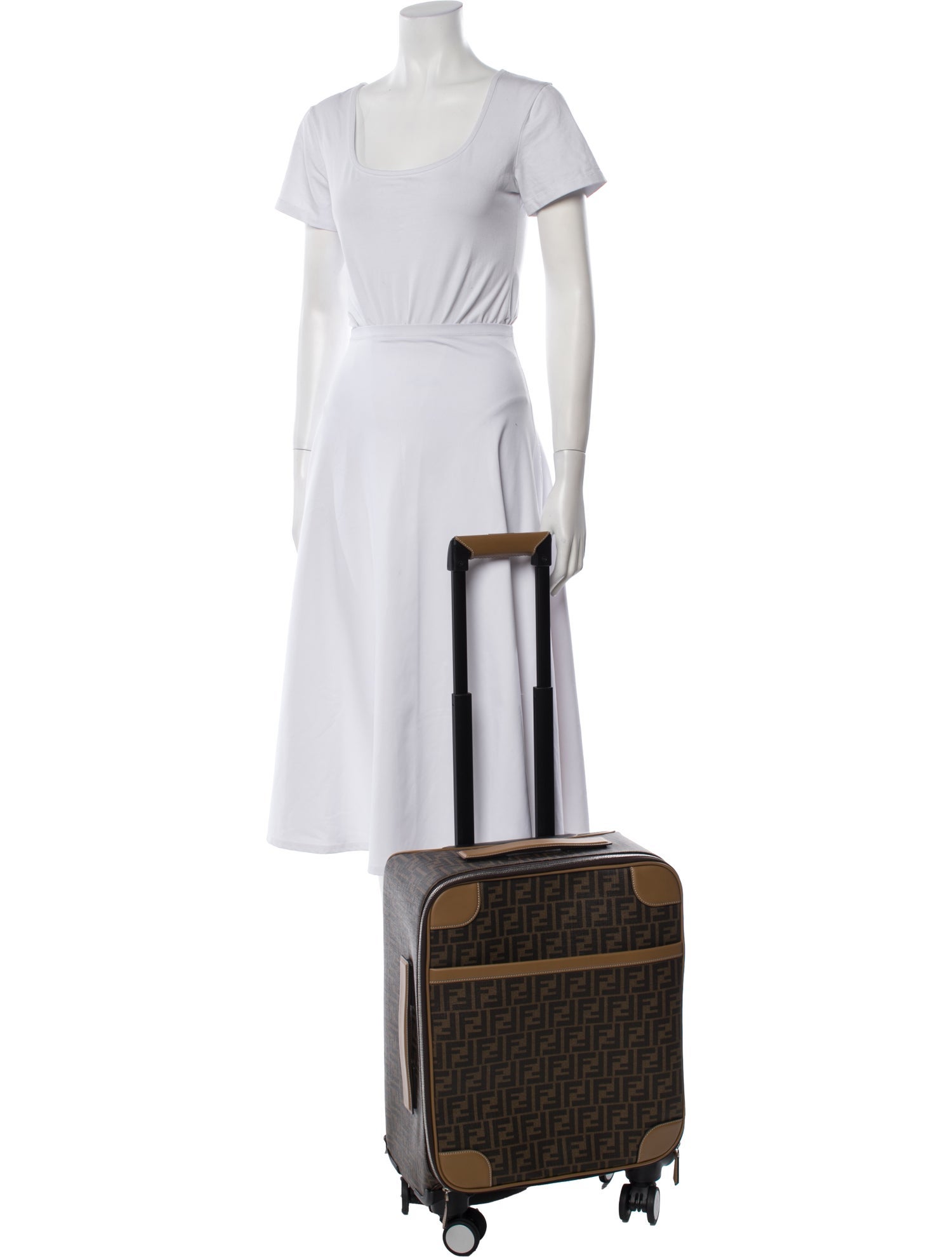 Fendi Zucca FF Cabin Size Trolley 2022