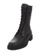 Fendi Zucca FF Logo Printed Combat Boots