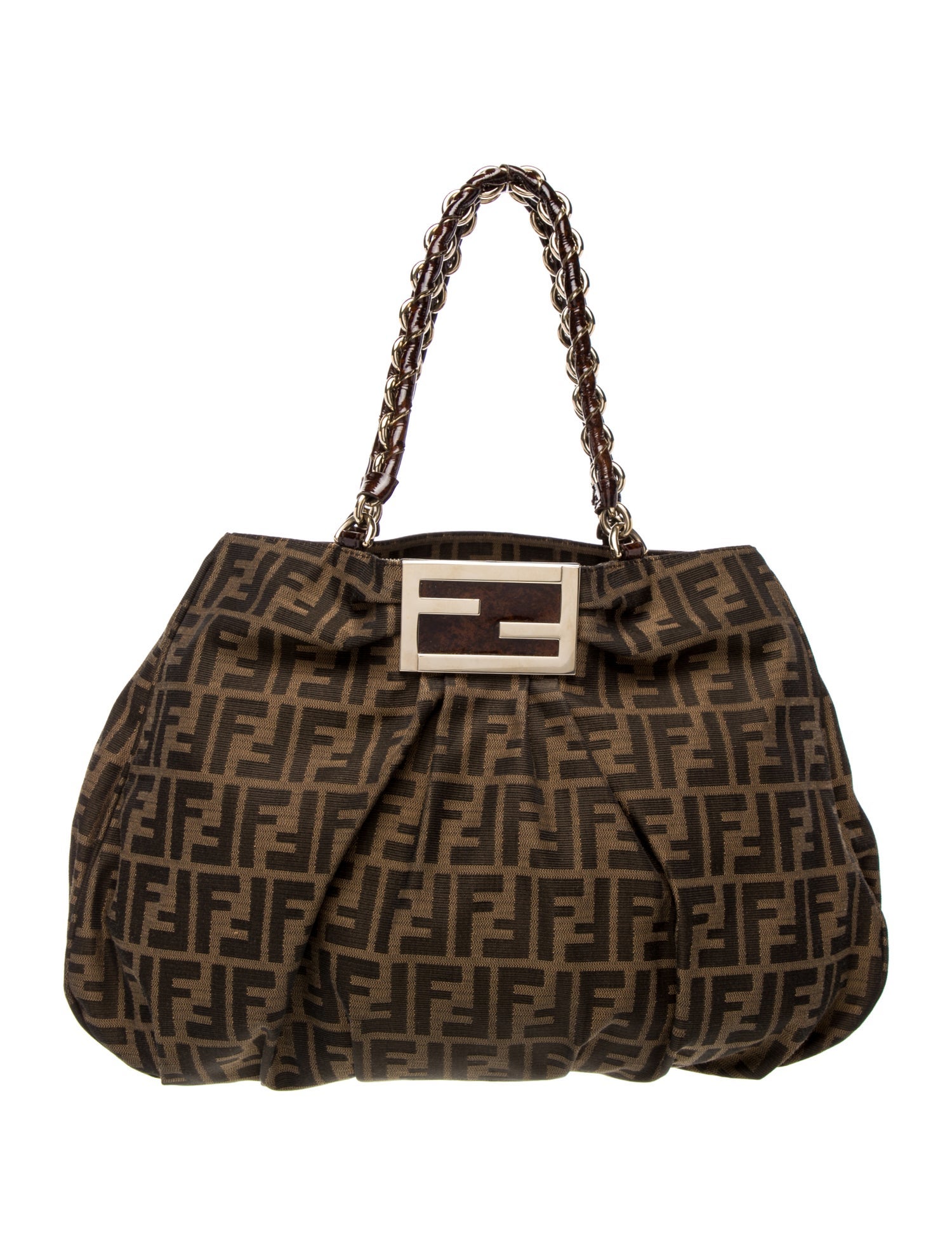 Fendi Zucca FF Shoulder Bag
