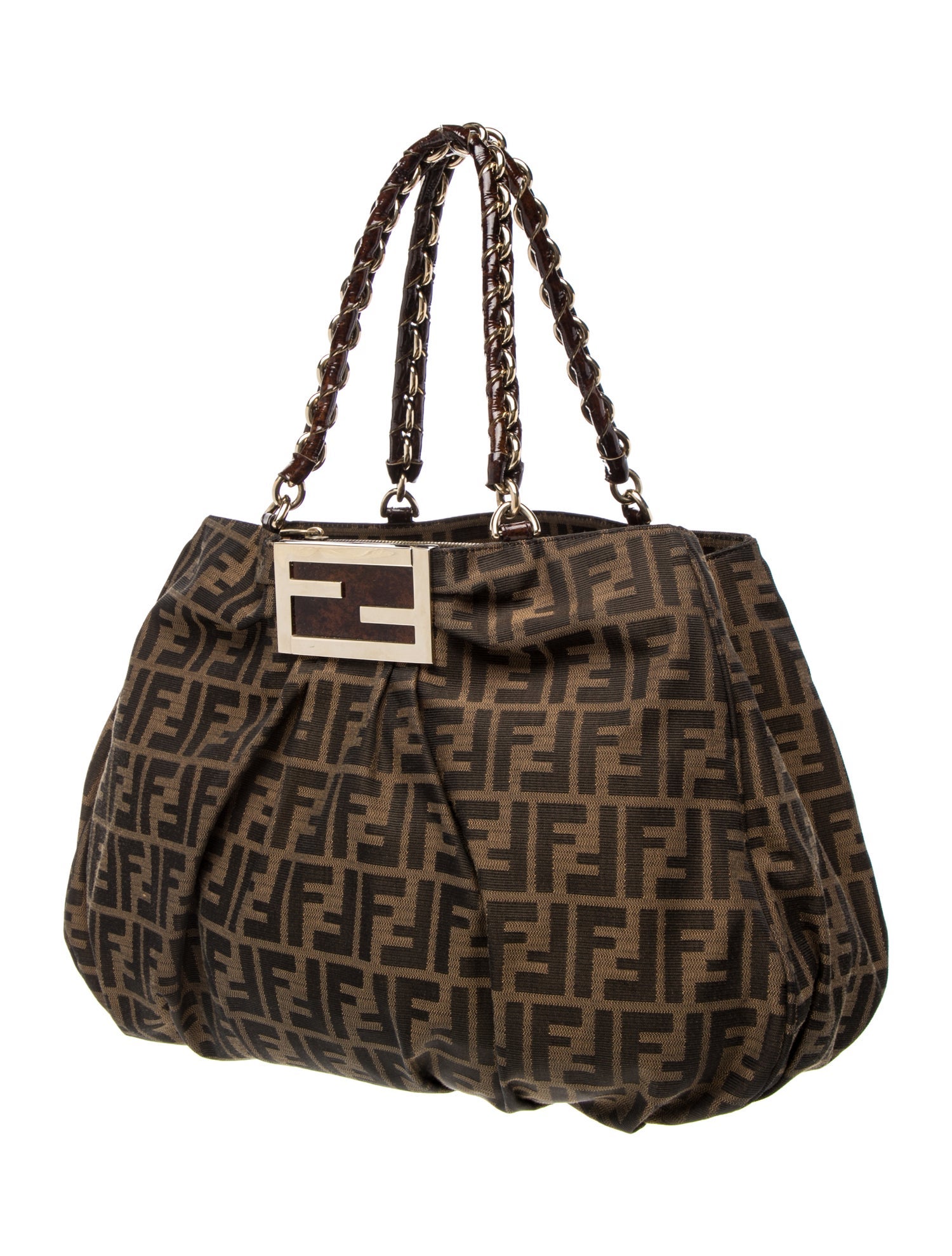 Fendi Zucca FF Shoulder Bag