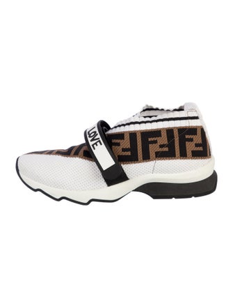 Fendi Zucca FF Logo Printed Sock Sneakers