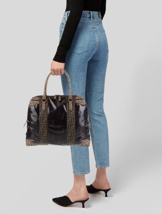 Fendi Zucca FF Top Handle Bag