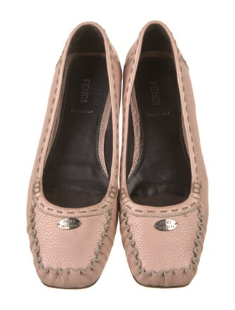 Fendi Leather Ballet Flats