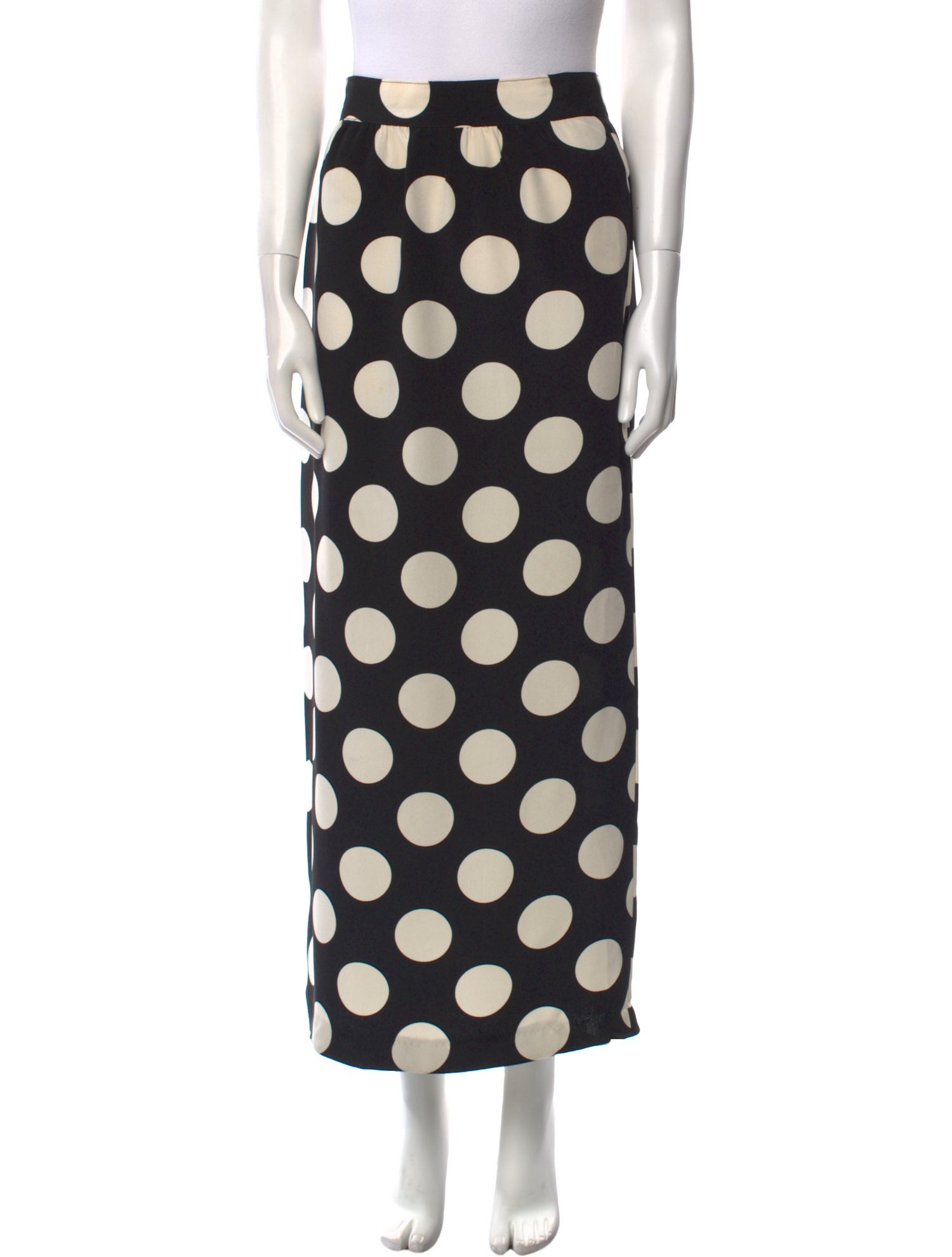 Fendi Silk Midi Length Skirt