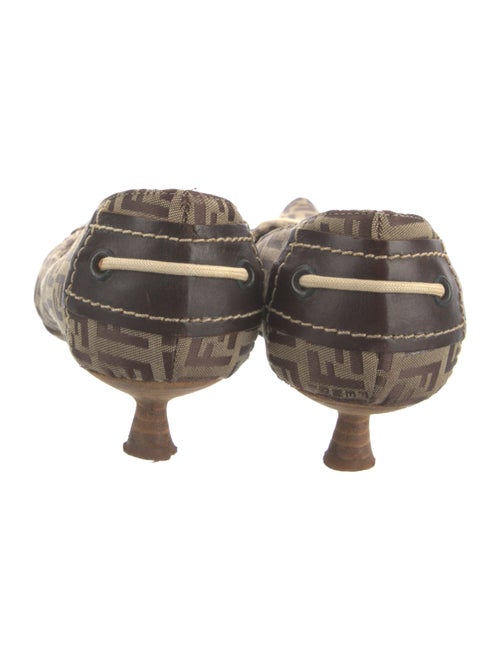 Fendi Zucca FF Logo Canvas Pumps