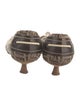 Fendi Zucca FF Logo Canvas Pumps