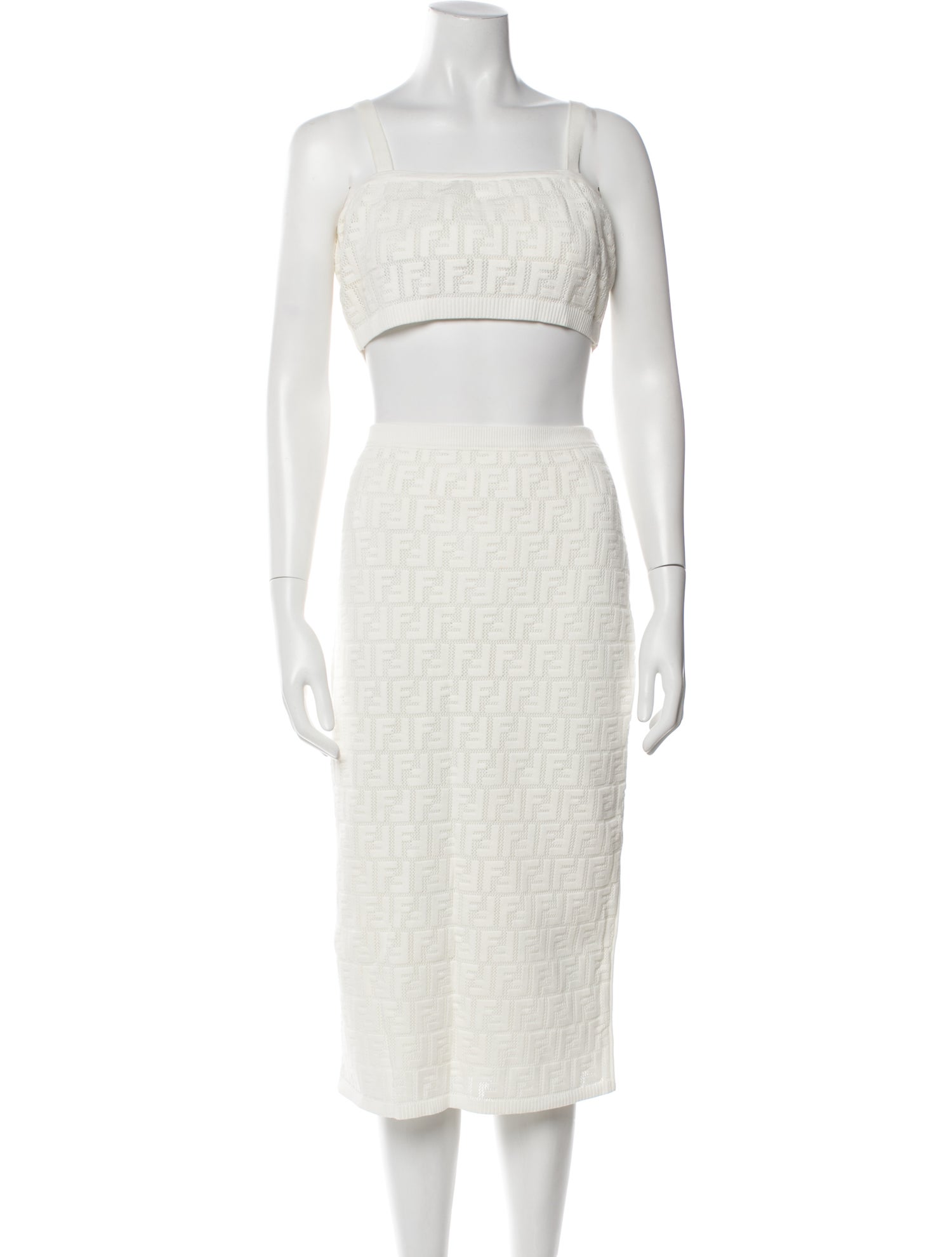 Fendi Printed Skirt Set