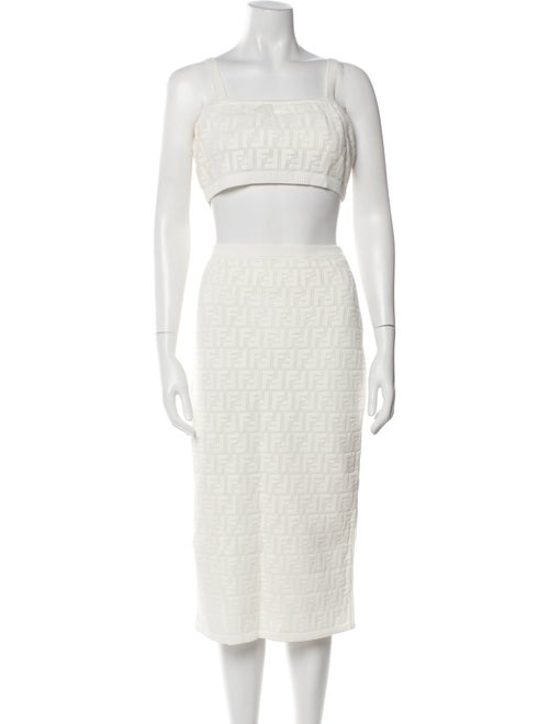 Fendi Printed Skirt Set
