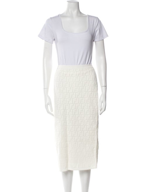Fendi Printed Skirt Set