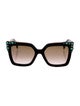 Fendi Oversize Gradient Sunglasses