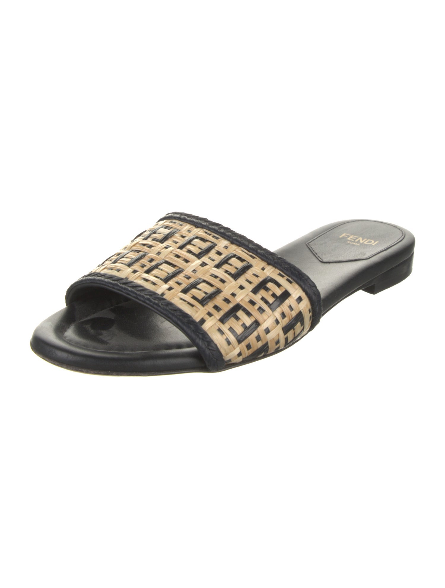 Fendi Patterned Slides