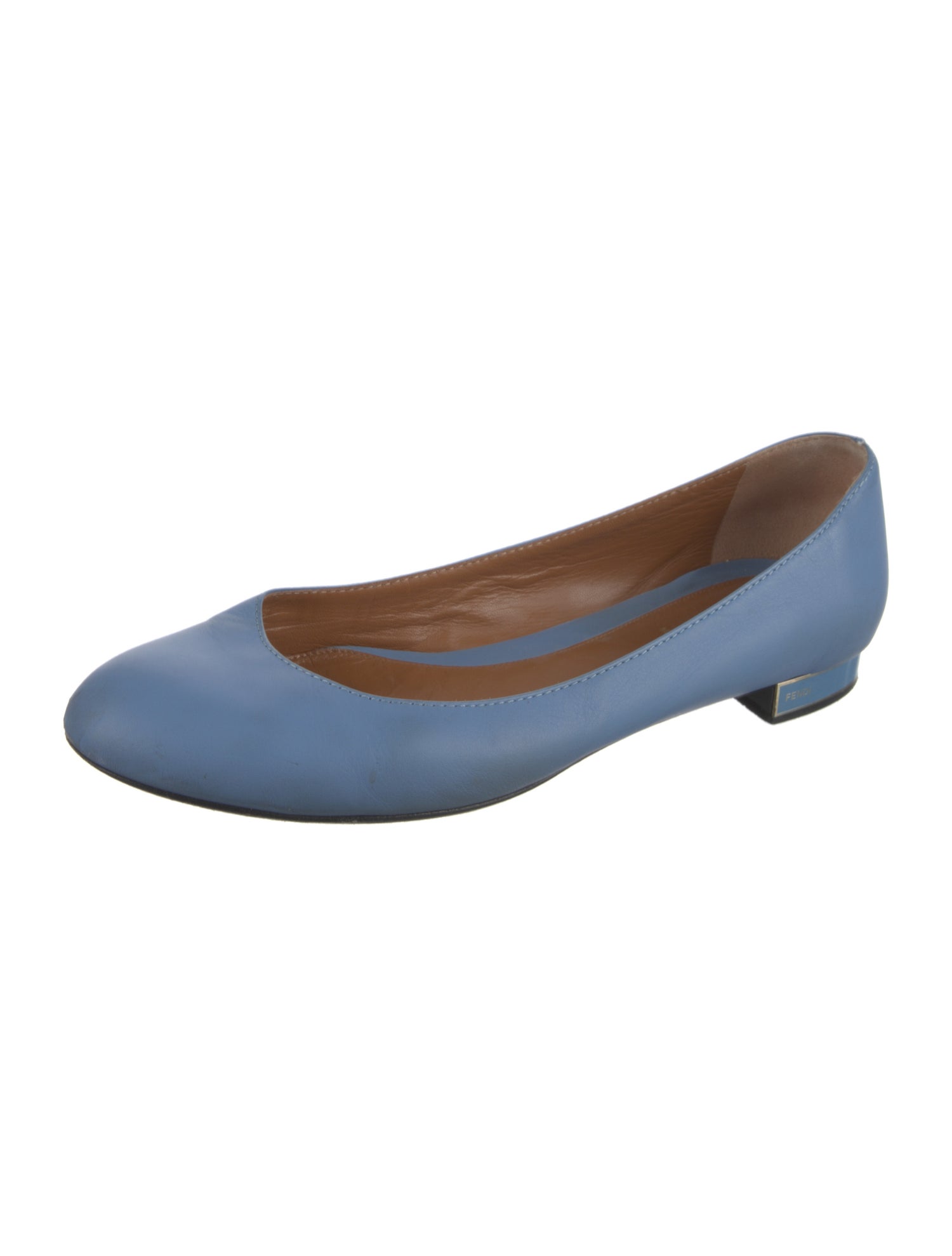 Fendi Leather Ballet Flats