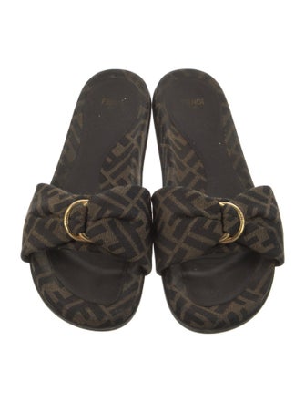 Fendi Printed Slides