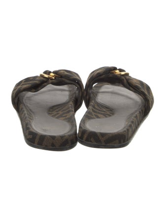 Fendi Printed Slides