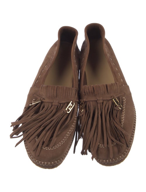 Fendi Suede Loafers