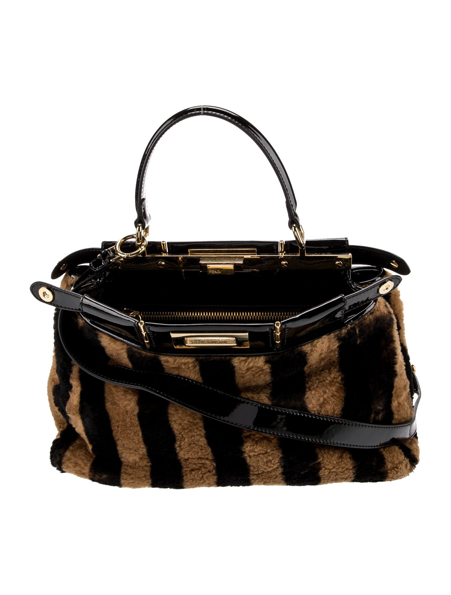 Fendi Shearling Peekaboo