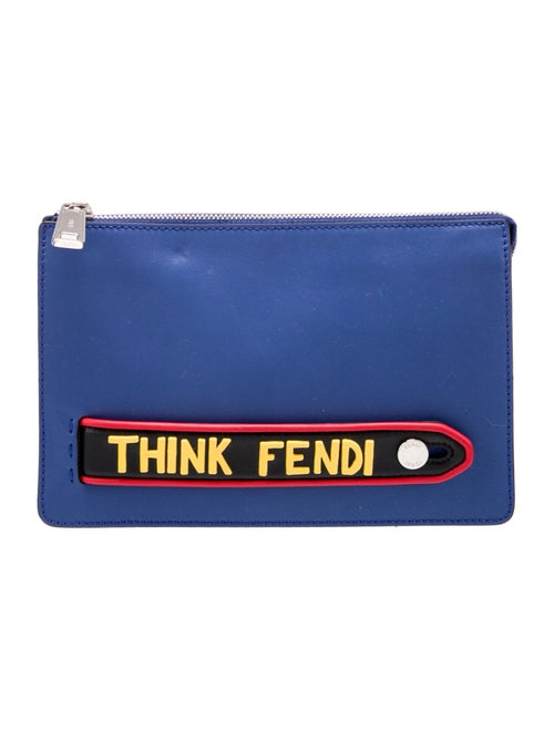 Fendi Leather Clutch